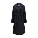 Maison Margiela Black Wool Oves Aries Coat