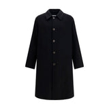 MM6 Black Wool Oves Aries Coat