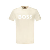 Hugo Boss Beige Cotton Men's T-Shirt