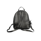 Coccinelle Black Leather Backpack