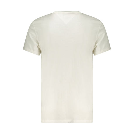 Tommy Hilfiger White Cotton Men's T-Shirt