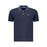 La Martina Blue Cotton Men's Polo Shirt