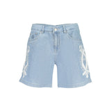 Desigual Light Blue Cotton Women's Short