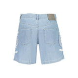 Desigual Light Blue Cotton Women's Short