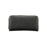 Mario Valentino Black Polyurethane Women's Wallet