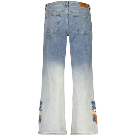 Desigual Azzurro Cotton Women's Jeans