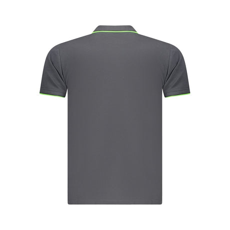 Norway 1963 Gray Cotton Mens Polo Shirt