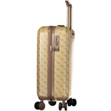 Guess Jeans Beige Plastic Luggage And Travel