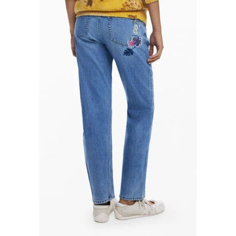 Desigual Azzurro Cotton Women's Jeans