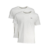 Fila White Cotton T-Shirt