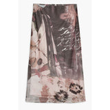 Desigual Beige Polyester Midi Skirt