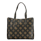 Guess Jeans Brown Polyethylene Handbag