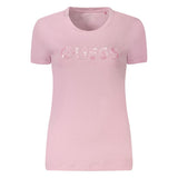 Guess Jeans Pink Cotton T-Shirt