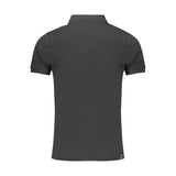 Accademia Militare Black Cotton Polo Shirt