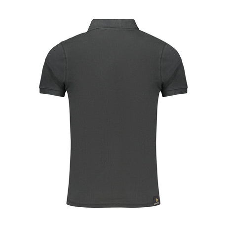Accademia Militare Black Cotton Polo Shirt
