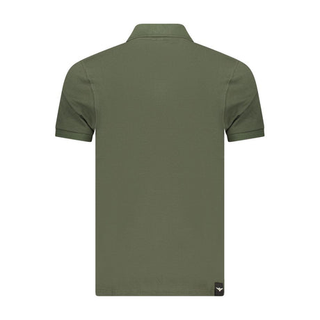 Accademia Militare Green Cotton Polo Shirt