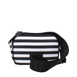 Karl Lagerfeld Black Fabric Crossbody Bag