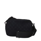 Karl Lagerfeld Black Fabric Crossbody Bag