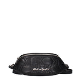 Karl Lagerfeld Black Leather Backpack