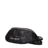 Karl Lagerfeld Black Leather Backpack