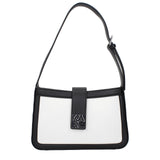 Karl Lagerfeld White Leather Shoulder Bag