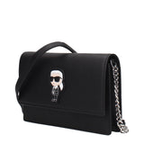 Karl Lagerfeld Black Polyethylene Crossbody Bag