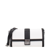 Karl Lagerfeld White Leather Clutch Bag
