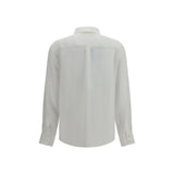 Lardini White Silk Dress Shirt