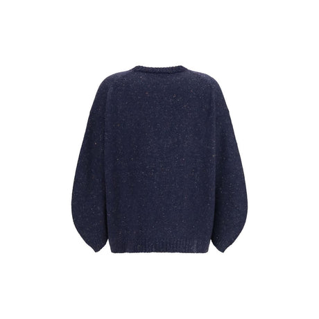 Fabiana Filippi Blue Wool Oves Aries Sweatshirt