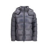 Moncler Gray Goose Down Full-Length Jacket