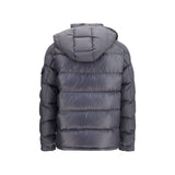 Moncler Gray Goose Down Full-Length Jacket