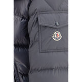 Moncler Gray Goose Down Full-Length Jacket