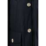 Woolrich Blue Cotton Parka
