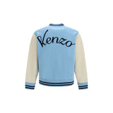 Kenzo Blue Wool Oves Aries Bomber