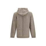 Giorgio Armani Beige Alpaca Vicugna Pacos Hoodie