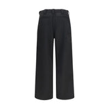 Kenzo Black Wool Oves Aries Chino Pants