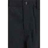 Kenzo Black Wool Oves Aries Chino Pants