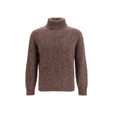 Brunello Cucinelli Bordeaux Wool Oves Aries Turtleneck
