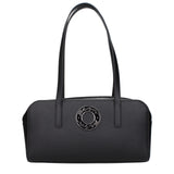 Karl Lagerfeld Black Leather Shoulder Bag