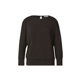 Street One Brown Viscose Long Sleeve T-Shirt