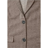 Street One Brown Polyester Blazer