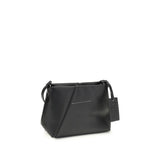 MM6 Black Calf Leather Bos Taurus Shoulder Bag