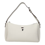 Karl Lagerfeld Gray Leather Shoulder Bag