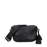 Karl Lagerfeld Black Leather Crossbody Bag