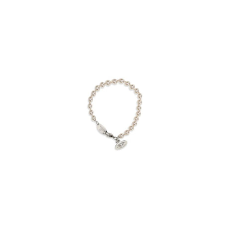 Vivienne Westwood Beige Brass Bracelet