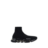 Balenciaga Black Polyester Athletic Sneakers