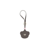 Ganni Beige Recycled Leather Keychain