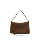 Balenciaga Brown Lamb Ovis Aries Shoulder Bag