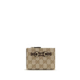 Gucci Brown Cotton Wallet