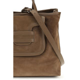 Pierre Hardy Brown Suede Leather Shoulder Bag